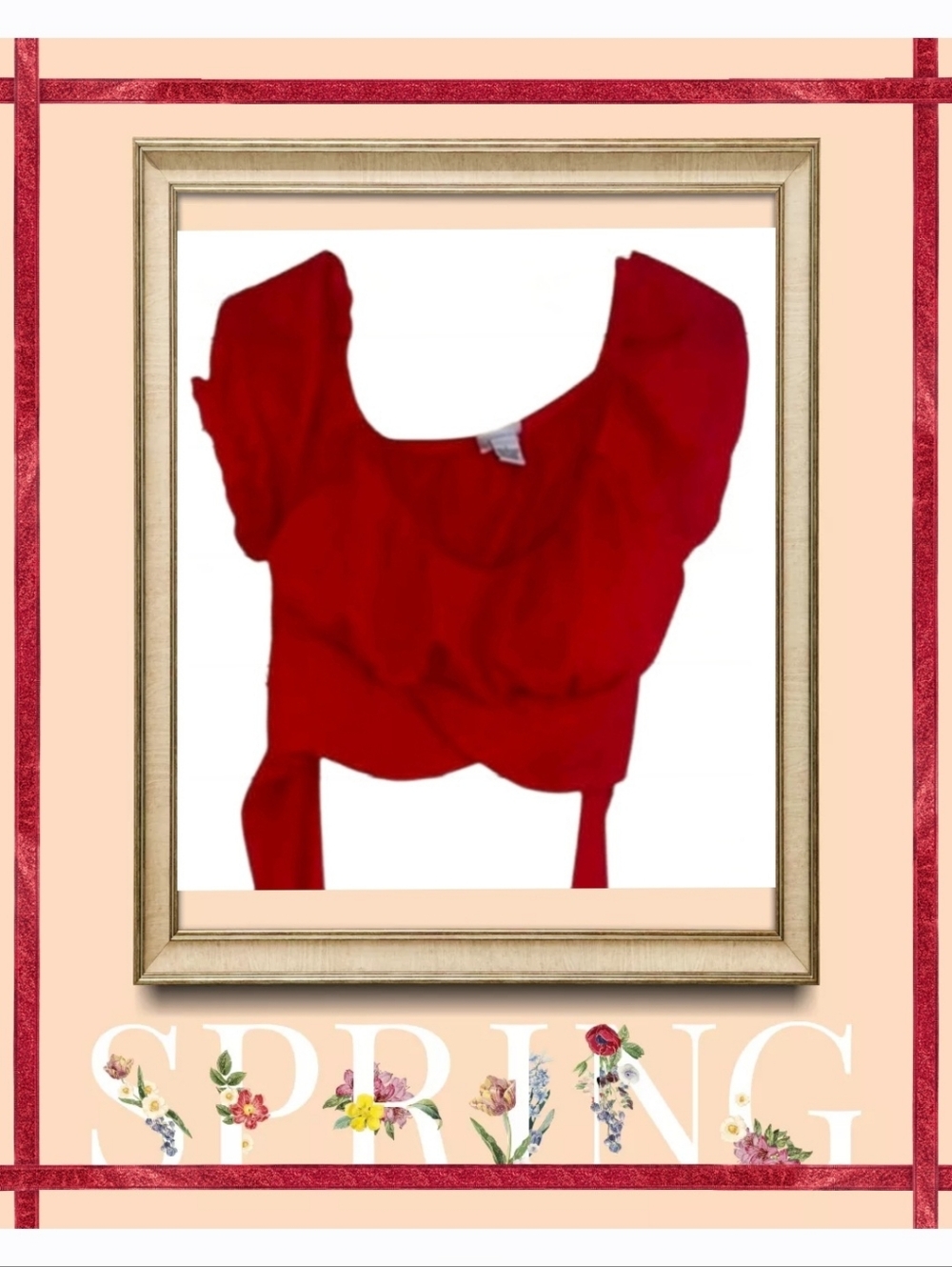 Rue21 Vibrant Red Women's Blouse